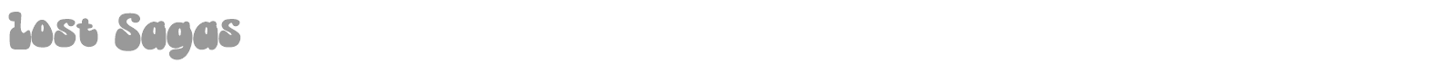Lost Sagas font preview